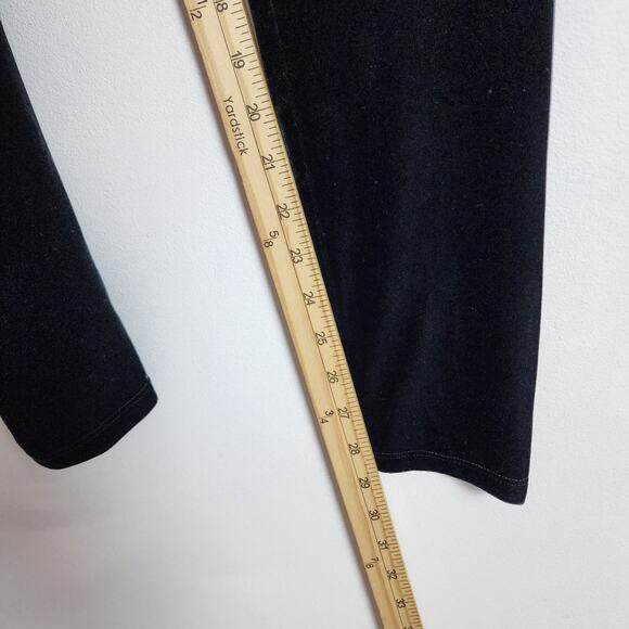 Commando Black Velvet Leggings Size XL Perfect Control  Minimalist Chic SLG05 - Picture 8 of 10